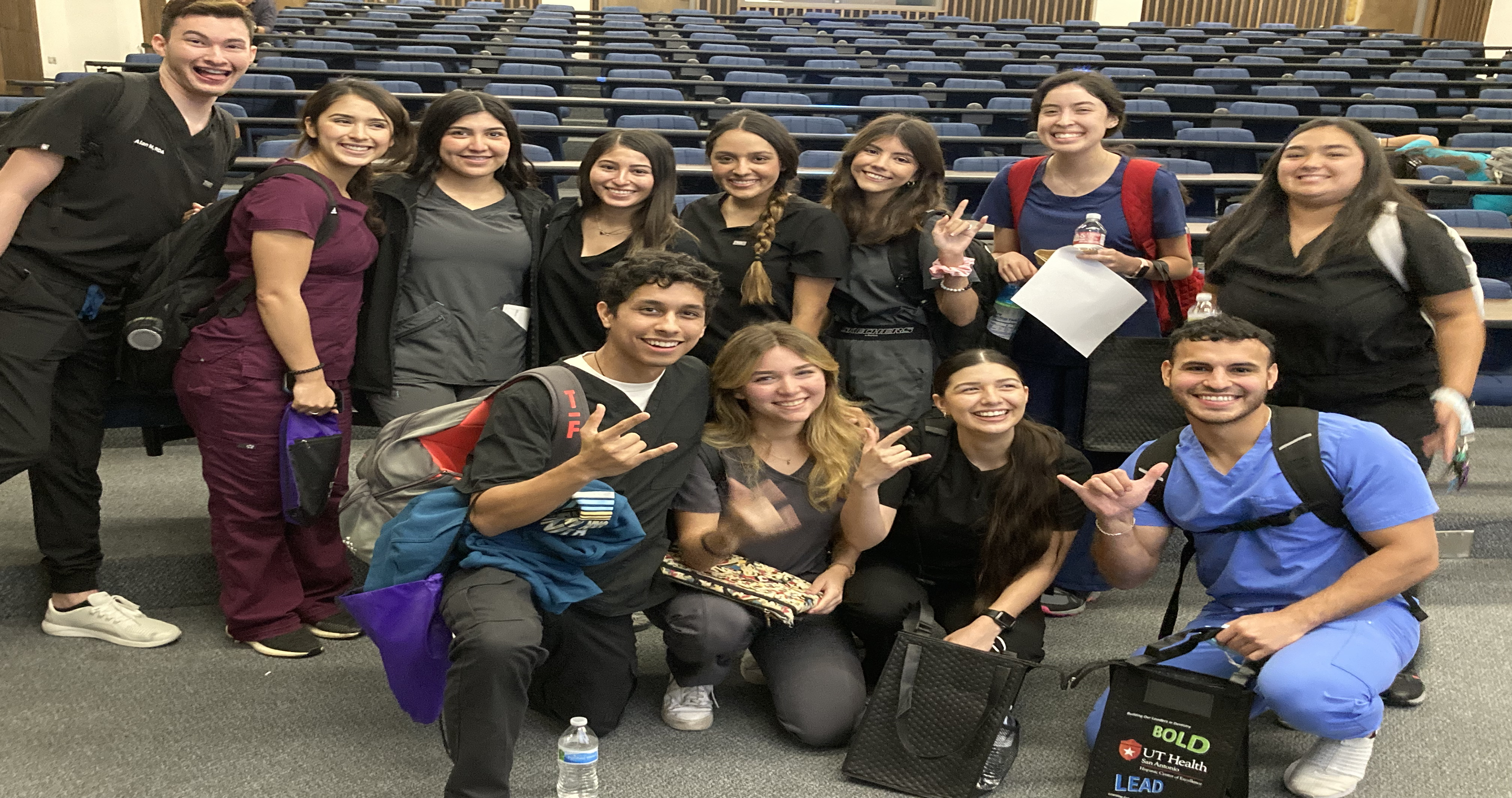 dental students making connections